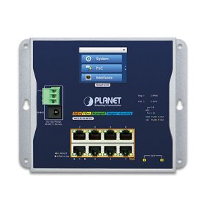 SWITCH INDUSTRIAL 8P POE+ 1000-T + 2P SFP 1000-X (LCD)