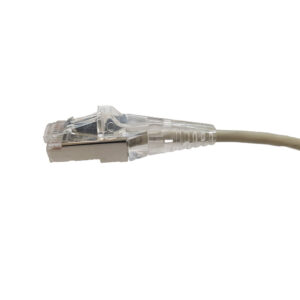 Patch cord mini turn boot C. 6 A 32 AWG  VERDE, 1 M LSZH  BLINDADO
