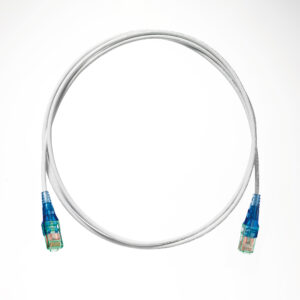 Patch cord mini turn boot LED C.628 AWG  BLUE, 1 M LSZH UTP